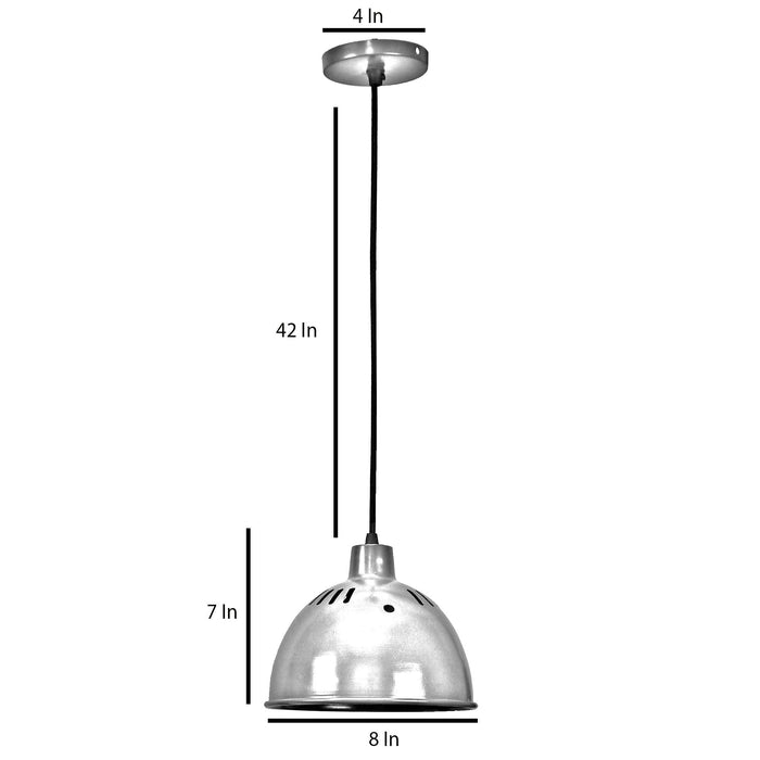 White Grey Metal Hanging Light by SS Lightings - Ouch Cart