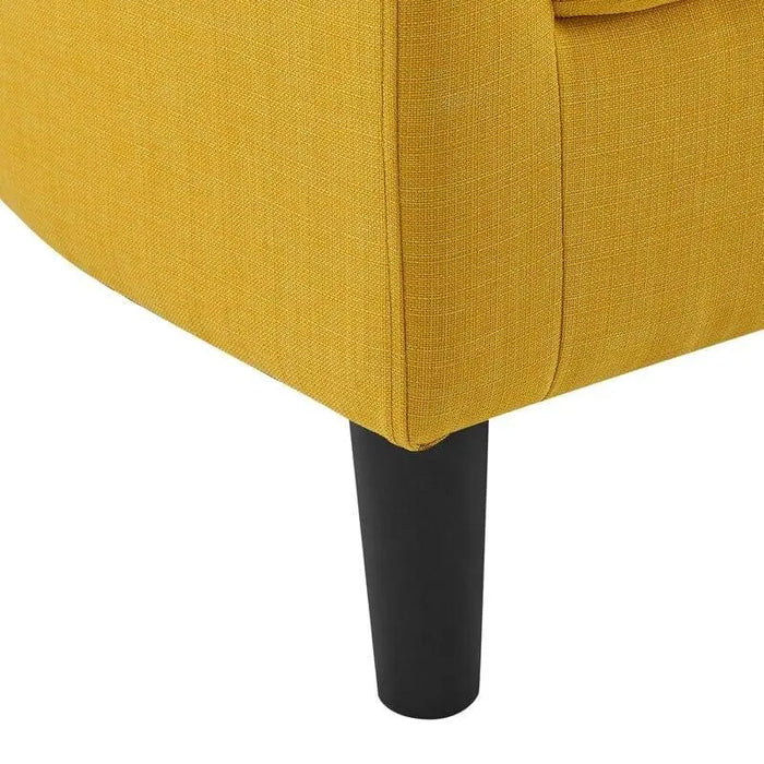 Wide Barrel Chair and Ottoman - Ouch Cart
