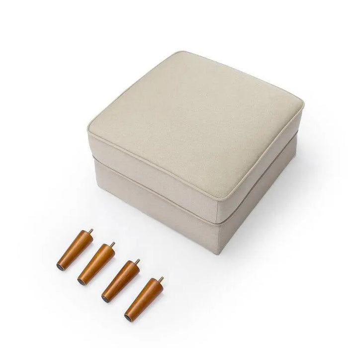 Wide Square Standard Ottoman - Ouch Cart