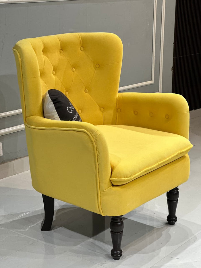 Wide Tufted Velvet Arm chair OUCH CART