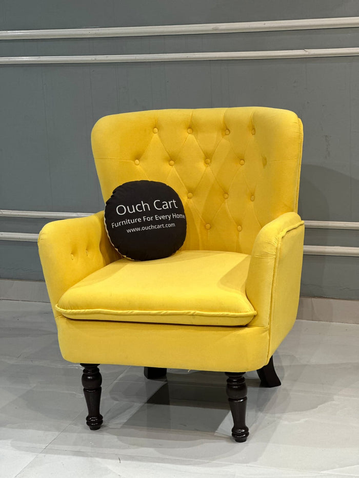 Wide Tufted Velvet Arm chair OUCH CART