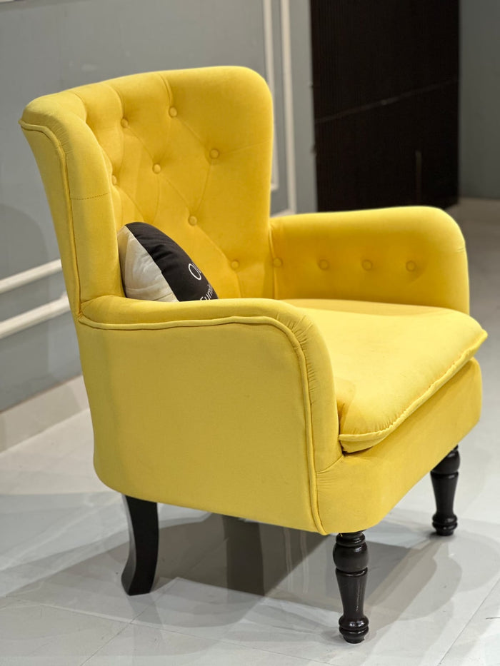 Wide Tufted Velvet Arm chair OUCH CART