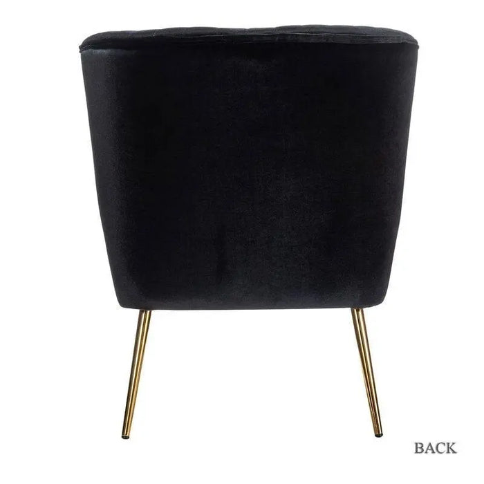 Wide Tufted Velvet Side Chair Living Room Furniture - Ouch Cart