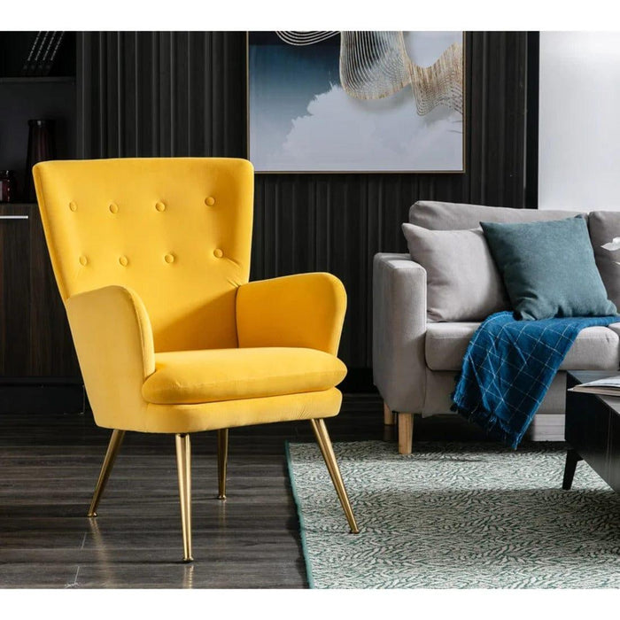 wilbar accent chair with ottoman - Ouch Cart