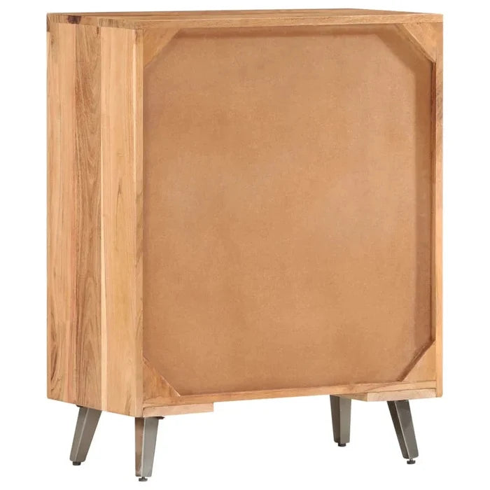 Winnie Solid Wood 3 - Drawer Rectangle Accent Chest Ouch Cart