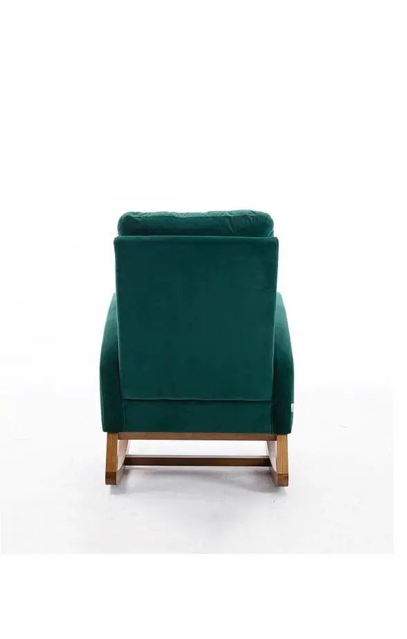 Wooden Glider Rocking Chair (Green) - Ouch Cart