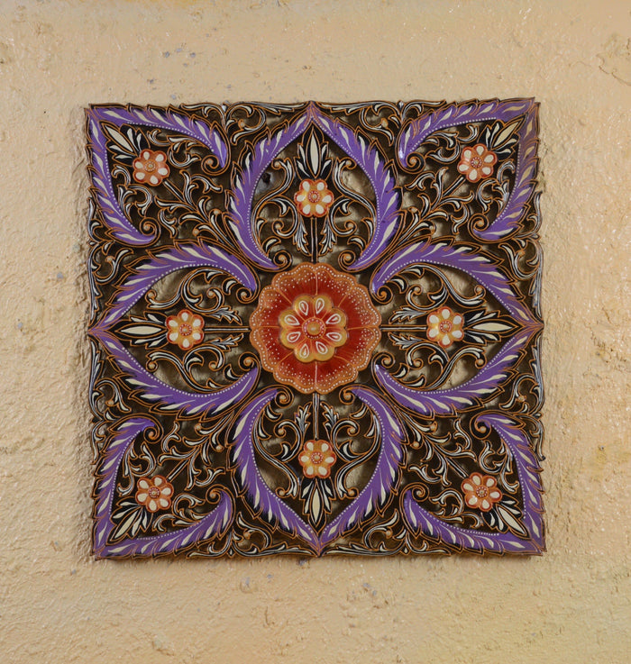 wooden painted wall panels - Ouch Cart