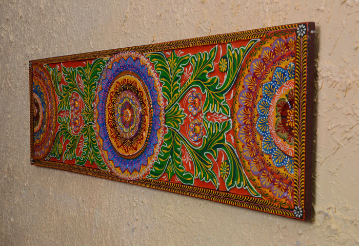 wooden painted wall panels - Ouch Cart