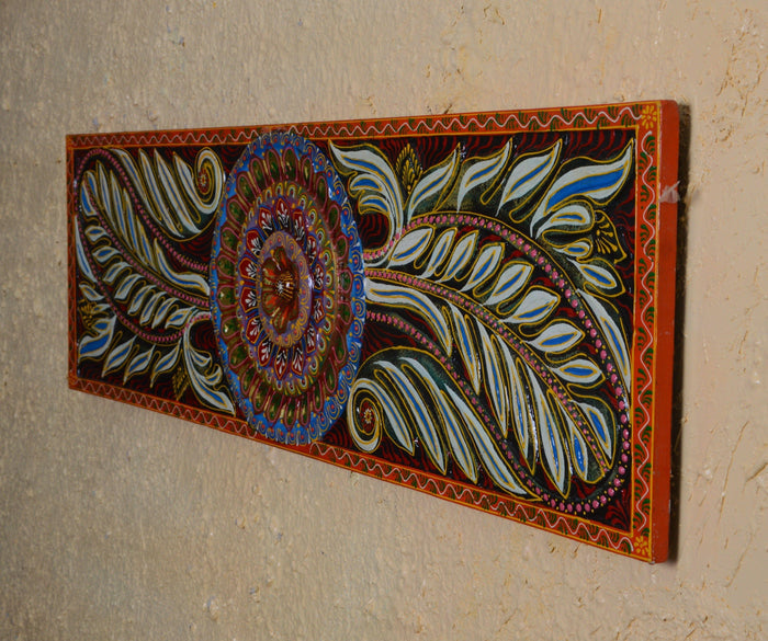 wooden painted wall panels - Ouch Cart