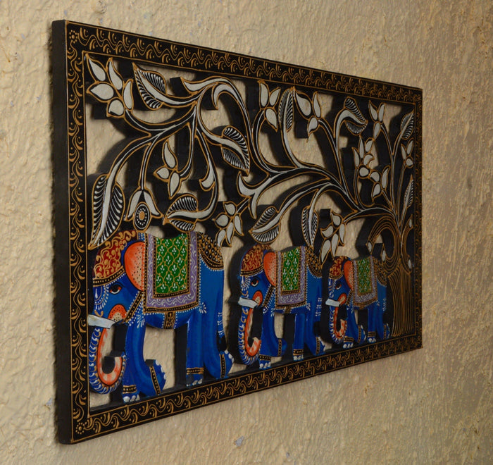 wooden painted wall panels - Ouch Cart