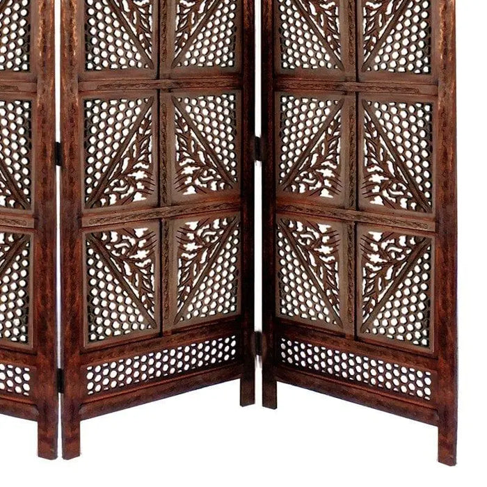 Wooden Partition Panel Folding Room Divider - Ouch Cart