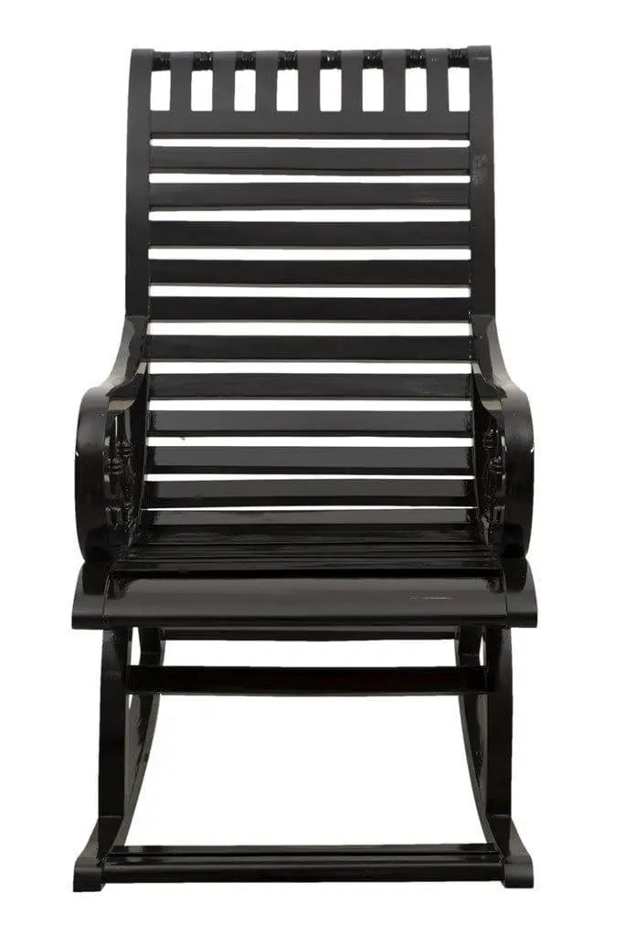 Wooden Rocking Chair Grandpa Rocking Chair Chair Resting Chair Easy Chair Rocking Chair for Relaxing - Ouch Cart