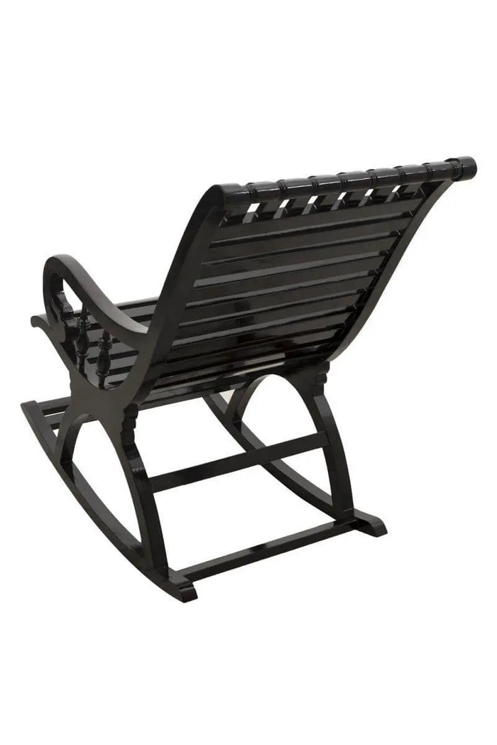 Wooden Rocking Chair Grandpa Rocking Chair Chair Resting Chair Easy Chair Rocking Chair for Relaxing - Ouch Cart
