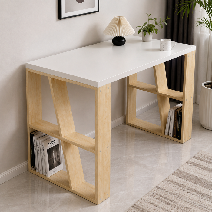 Wooden Study Table for Home Office & Workspace OUCH CART