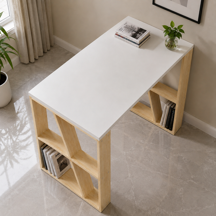 Wooden Study Table for Home Office & Workspace OUCH CART