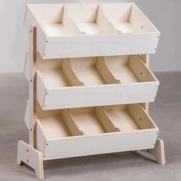Wooden Toy Organiser For Kids Your Yearly Kids Furniture ( With Complementary Coaster ) By Miza - Ouch Cart