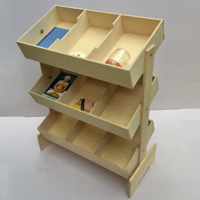 Wooden Toy Organiser For Kids Your Yearly Kids Furniture ( With Complementary Coaster ) By Miza - Ouch Cart