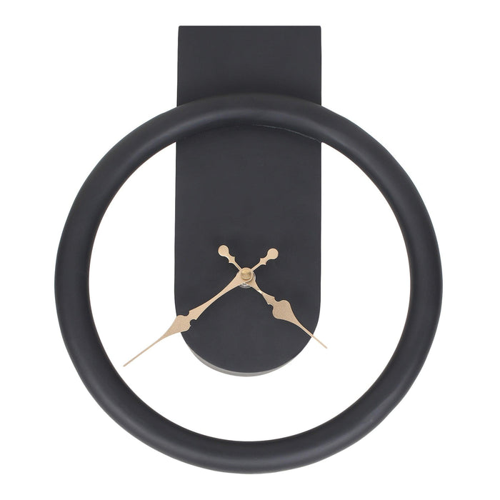 Wood's Dual Essence Clock in Black - Ouch Cart