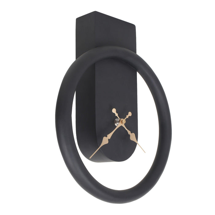 Wood's Dual Essence Clock in Black - Ouch Cart