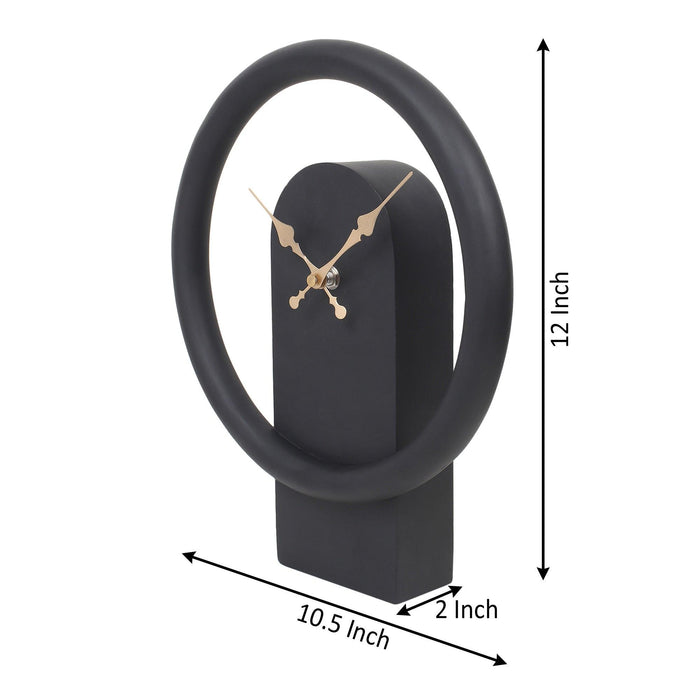 Wood's Dual Essence Clock in Black - Ouch Cart