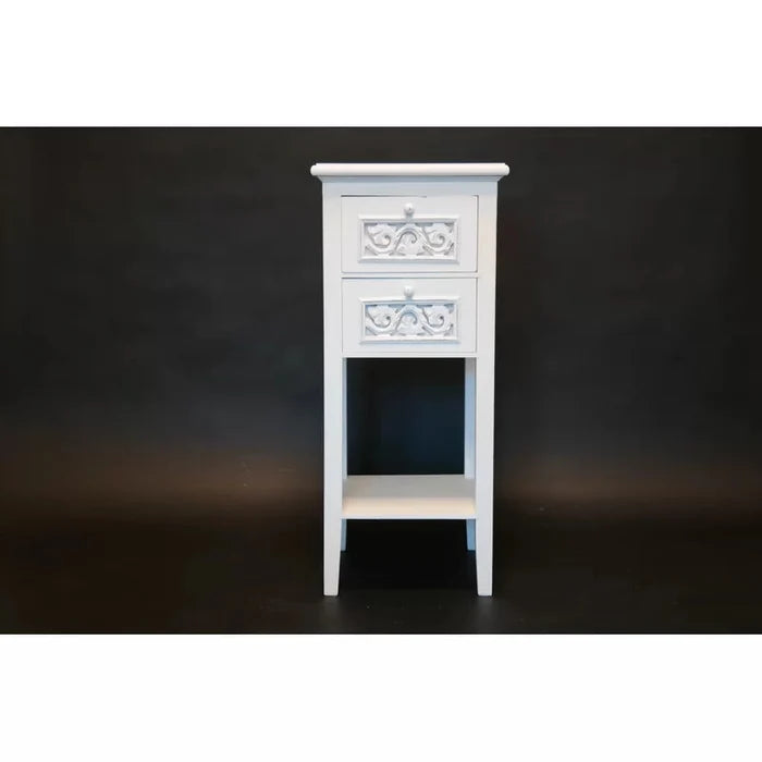 Wren Solid Wood Storage Table: Timeless Elegance & Functionality Ouch Cart