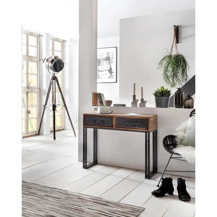 Yael Solid Wood Console Table Ouch Cart