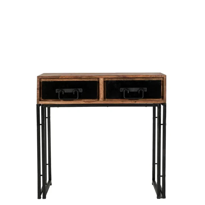 Yael Solid Wood Console Table Ouch Cart