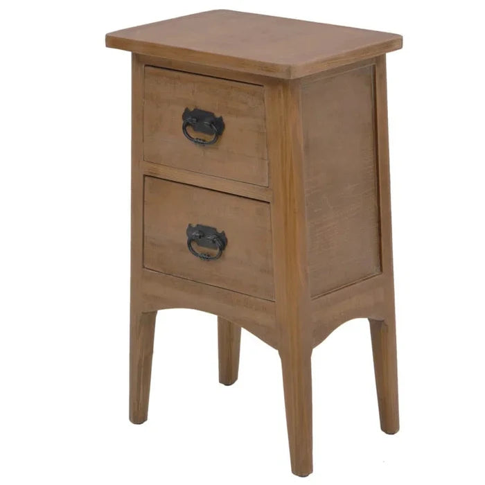 Yasir Cabinet Solid Fir Wood 40X29x68 Cm Brown Ouch Cart