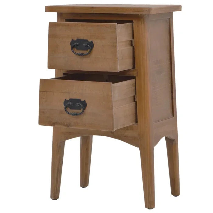 Yasir Cabinet Solid Fir Wood 40X29x68 Cm Brown Ouch Cart