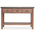 Yulia  Solid Wood Console Table Ouch Cart