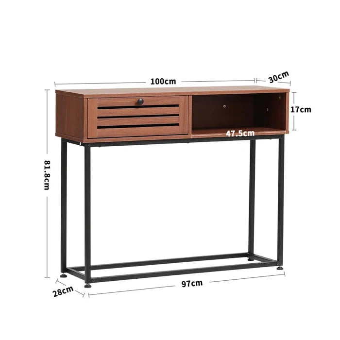 Zak Modern Console Table Ouch Cart