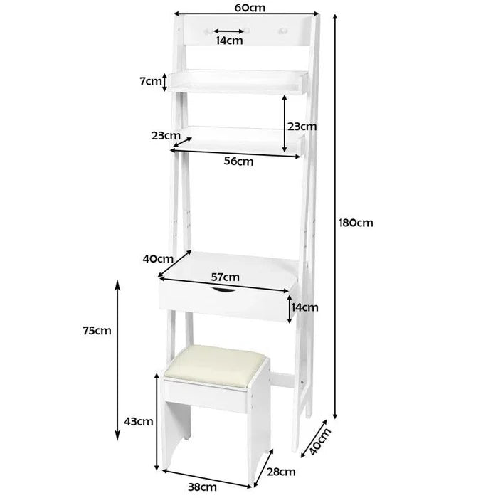 Zofia Dressing Table with Mirror - Ouch Cart